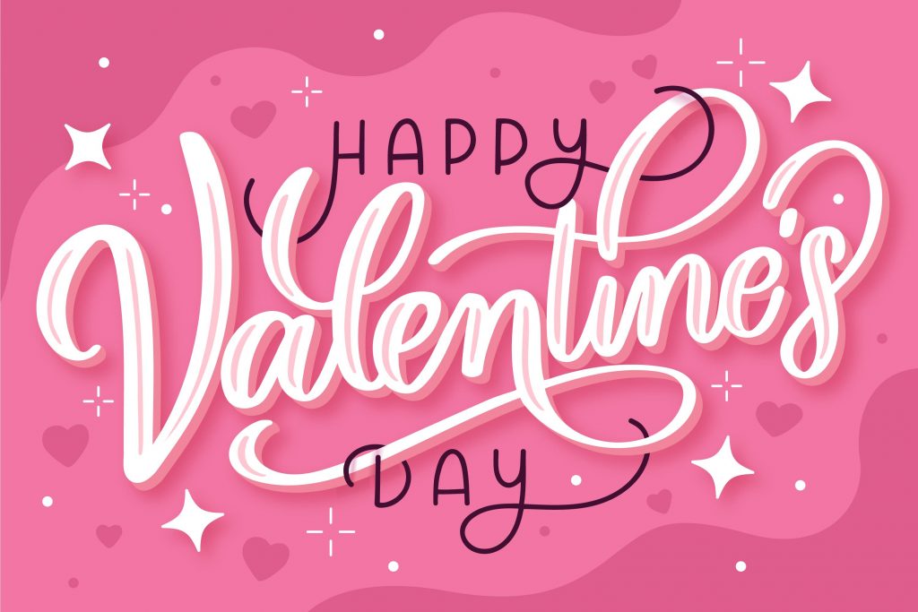 Happy Valentine's Day Pink Heart