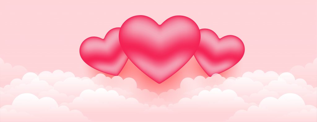 Heart with cloud