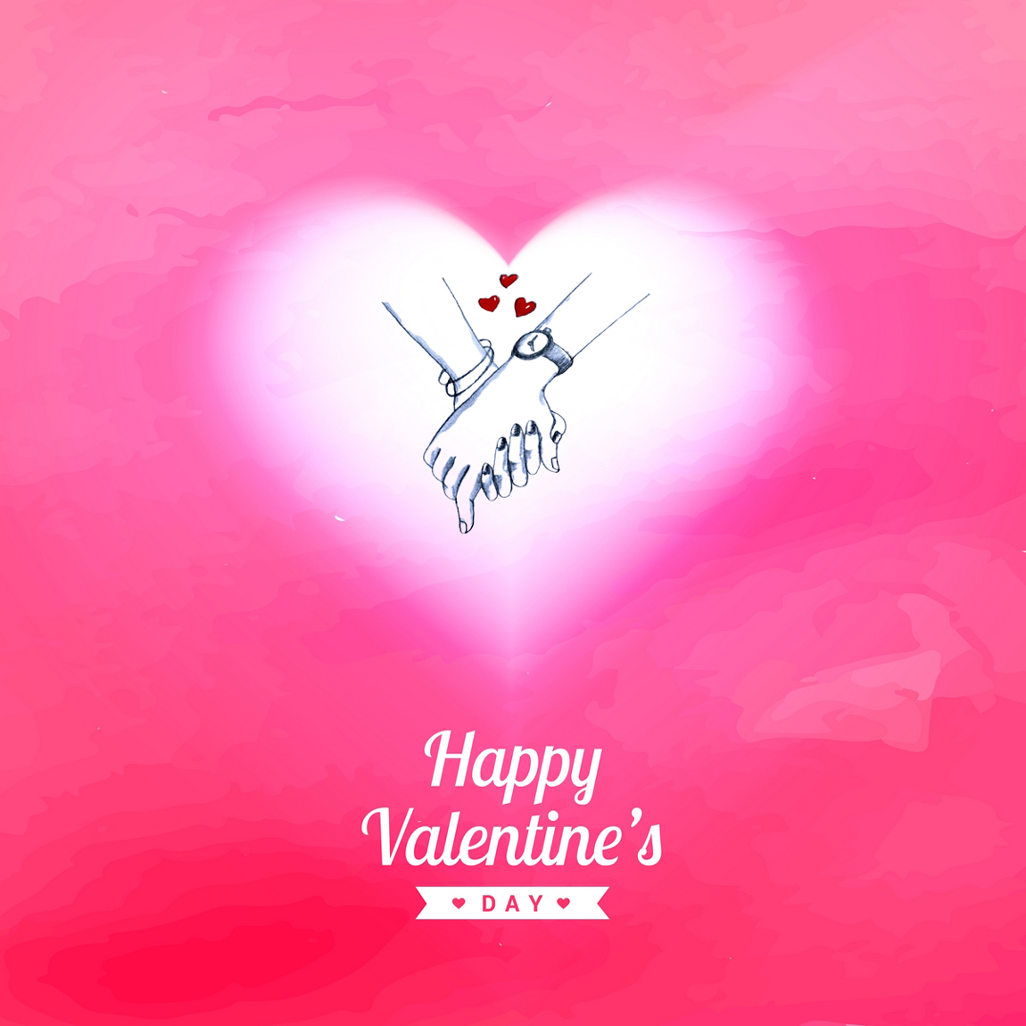 Happy Valentine’s Day wishes with Rose Background – Gift Card
